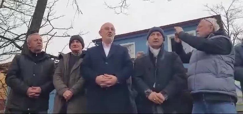 Ordu Maden Dağı'nda başlatılan sondaj çalışmasına tepki gösteren bölge halkı,