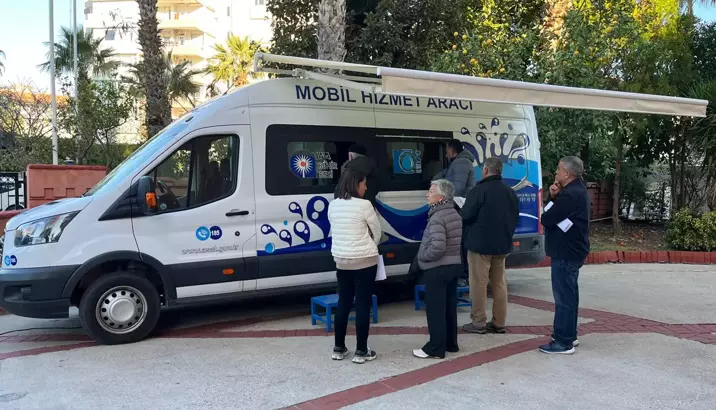 ASAT mobil hizmet aracıyla vatandaşın ayağına hizmet