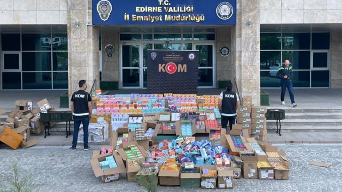 Edirne'de kaçakçılık operasyonu