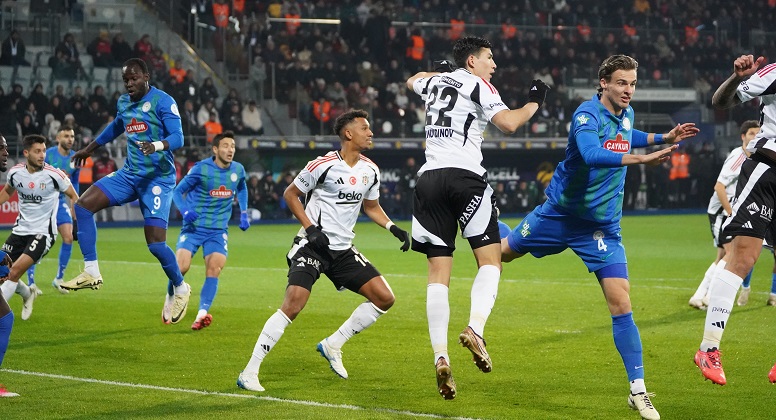 Rizespor Beşiktaş maç özeti ve golleri izle! (VİDEO) Rizespor Beşiktaş geniş özeti!