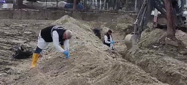 Burdur’da kanalizasyon çalışmasında insan kemikleri bulundu
