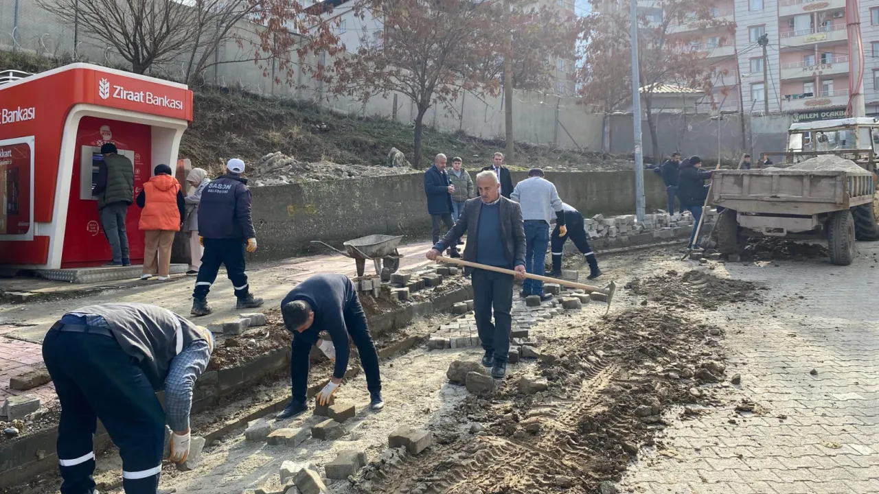 Batman Sason’da doğal gaz çalışmaları