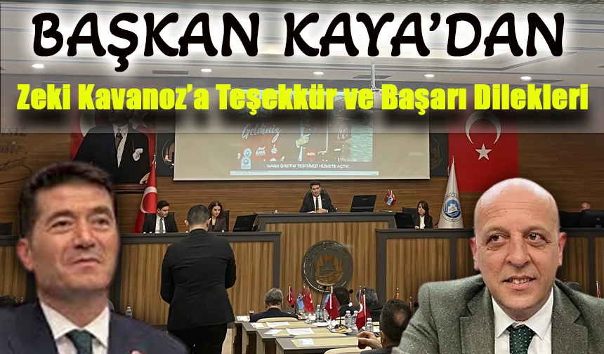 Ahmet Kaya’dan Zeki Kavanoz’a Teşekkür!