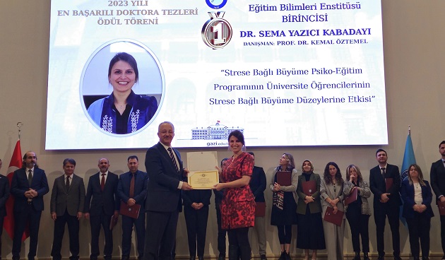  RTEÜ Öğretim Üyesi Birincilik Ödülünü Aldı