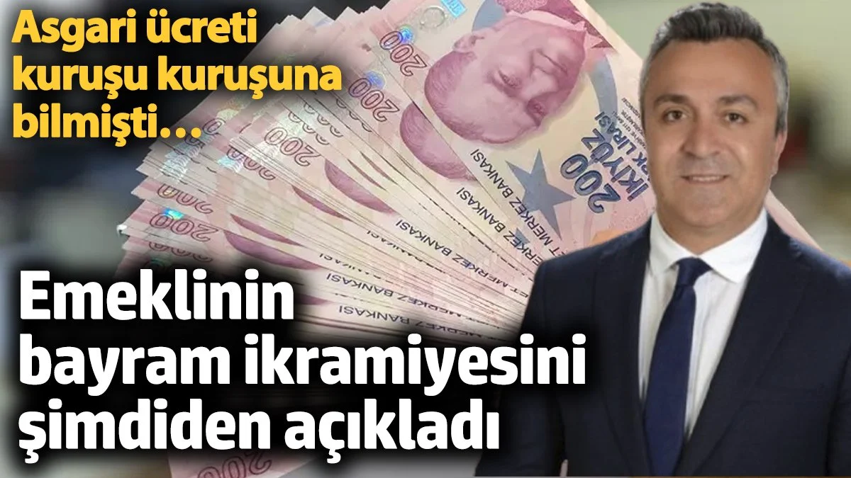 SGK Uzmanı Özgür Erdursun, bayram ikramiyesinin ne kadar olacağını açıkladı.