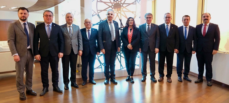 Aydın Büyükşehir Belediye Başkanı Çerçioğlu’na CHP Ekonomi Heyeti’nden ziyaret