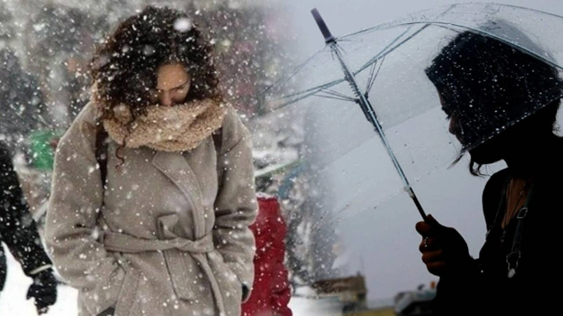Meteoroloji'den kuvvetli sağanak ve kar uyarısı