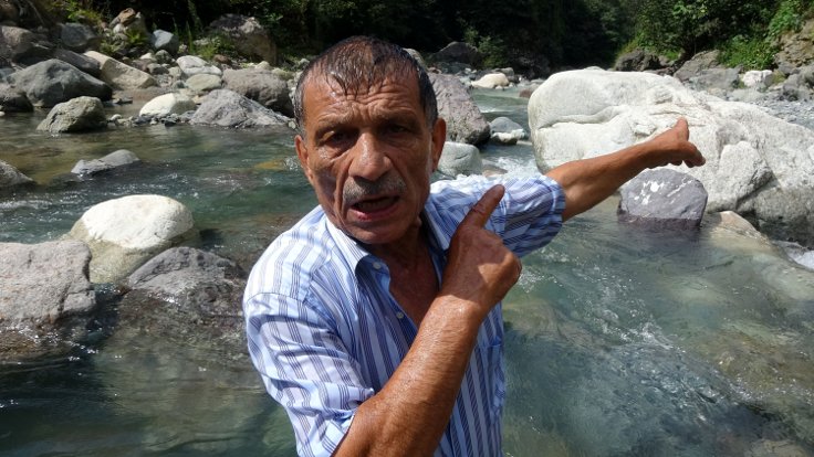 Rize Çağrankaya Vadisi'nde yapılmak istenen taş ocağı ve su kapanı projesine bölge halkından tepki