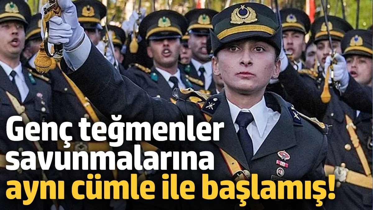 Genç teğmenler savunmalarına aynı cümle ile başlamış 'Mustafa Kemal'in askerleriyiz'