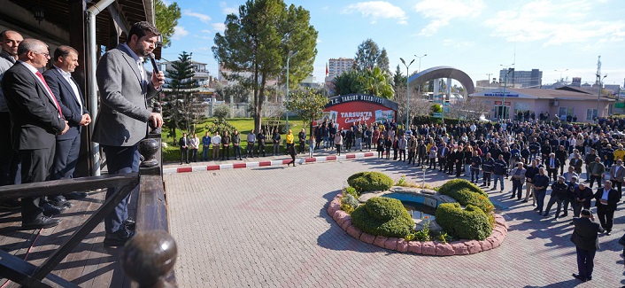 Tarsus Belediyesi, personeline yüzde 44,38 zam yaptı