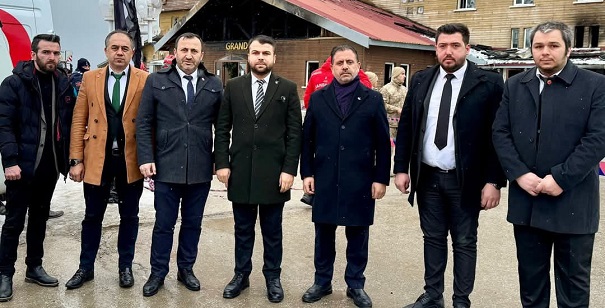 Yeniden Refah Partisi’nden Kartalkaya’da Yangın Bölgesine Ziyaret: 