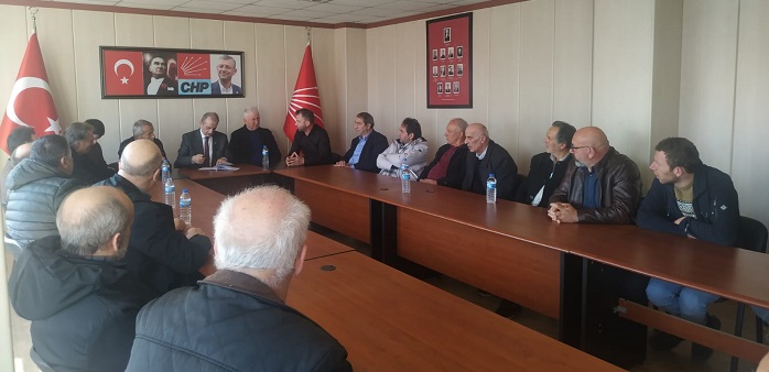 CHP Merkez İlçe Salarha Bölgesi Üyelerini Ağırladı