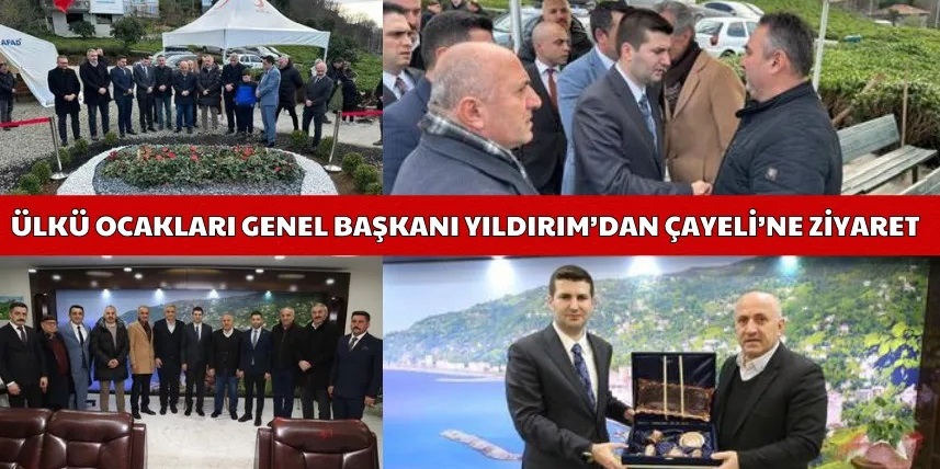 Ülkü Ocakları Genel Başkanı Ahmet Yiğit Yıldırım Çayeli’nde