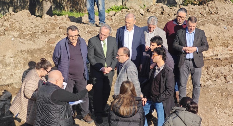 Bursa Tophane MTAL'de temel kazılar başladı