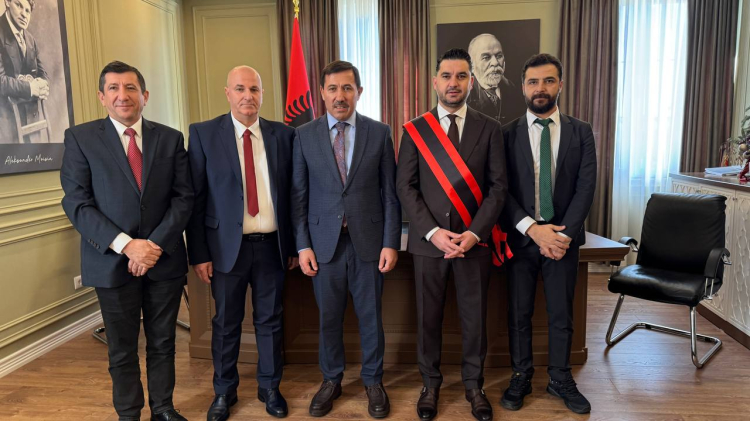 Karatay Ve Kavajë Belediyelerinden dostluk ve kalkınmaya ortak imza