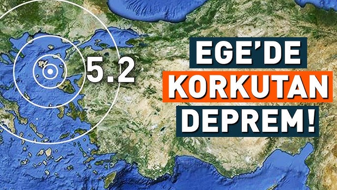 Ege Denizi’nde korkutan deprem
