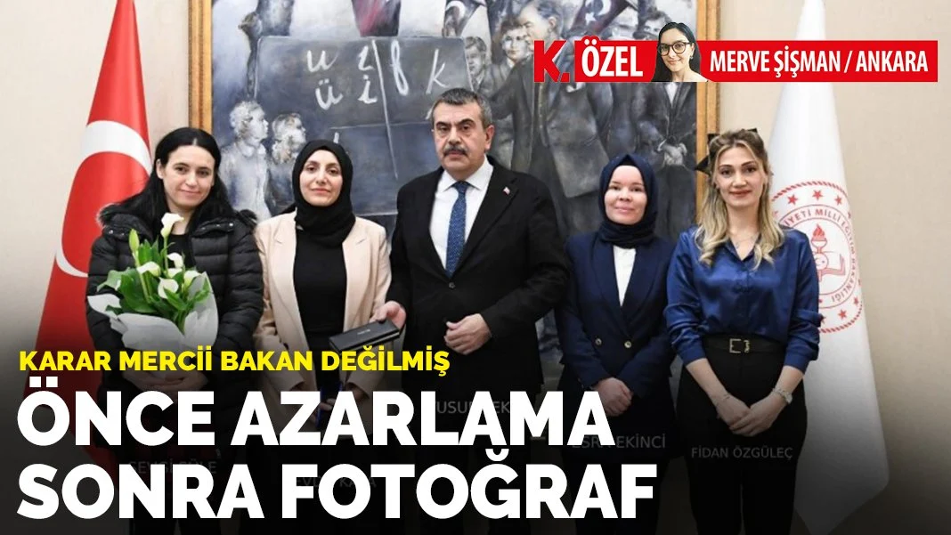 Önce azarlama sonra fotoğraf