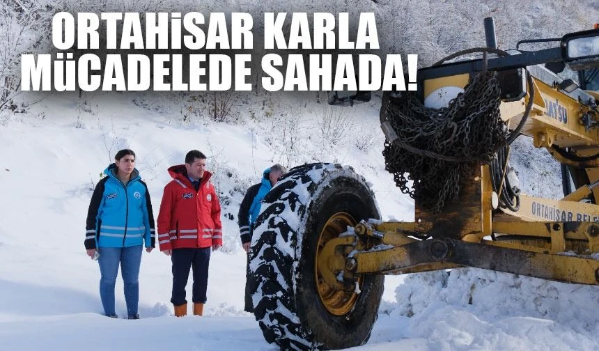 Ortahisar Belediyesi Karla Mücadelede Sahada! 87 Mahalle İçin Kriz Merkezi Kuruldu
