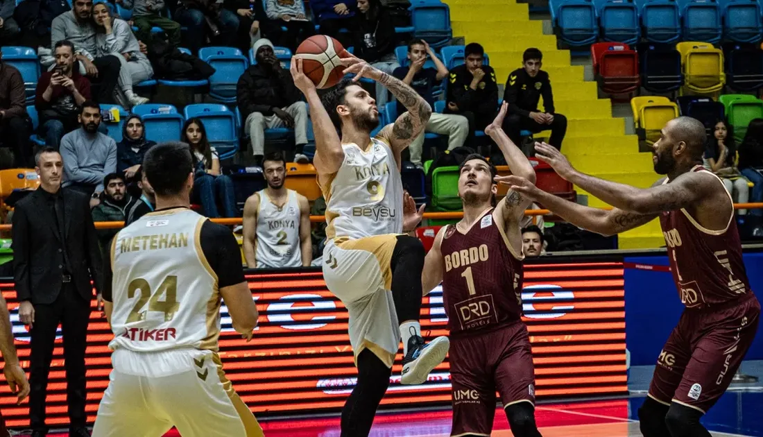 Konya, Bandırma Bordo Basketbol’a şans tanımadı