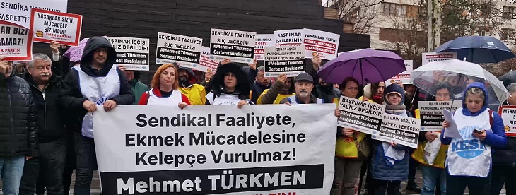 KESK Eskişehir’den Mehmet Türkmen’e destek: 