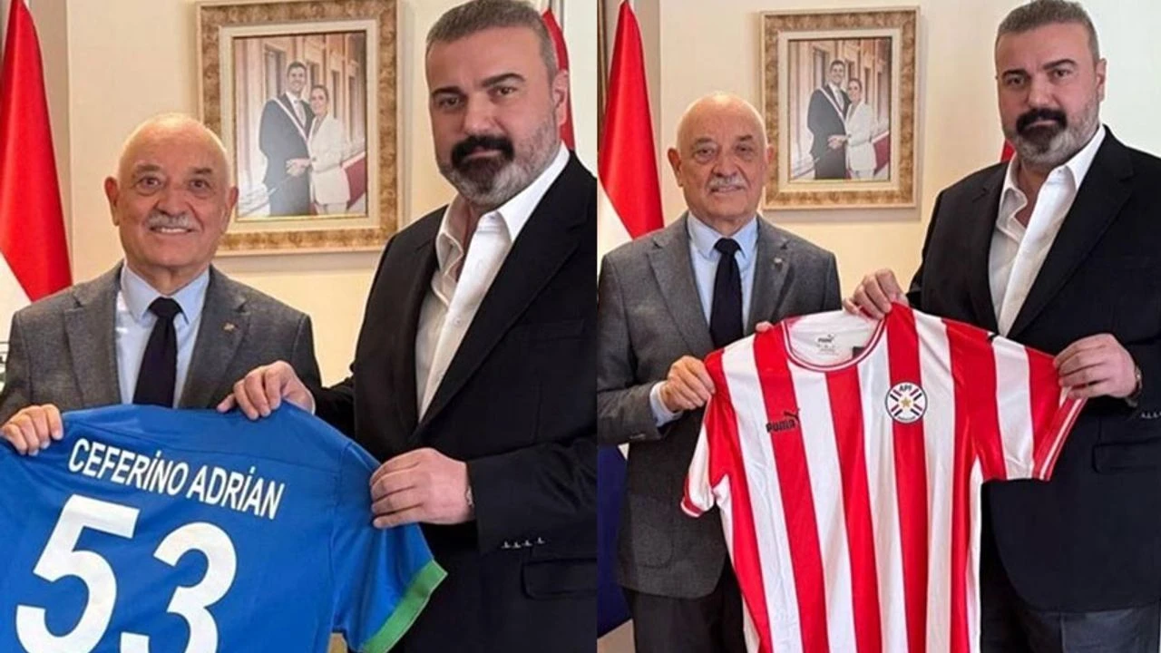 Çaykur Rizespor Başkanı İbrahim Turgut’tan Paraguay Büyükelçisine Anlamlı Hediye