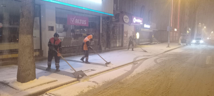 Maalatya'da kar mesaisi