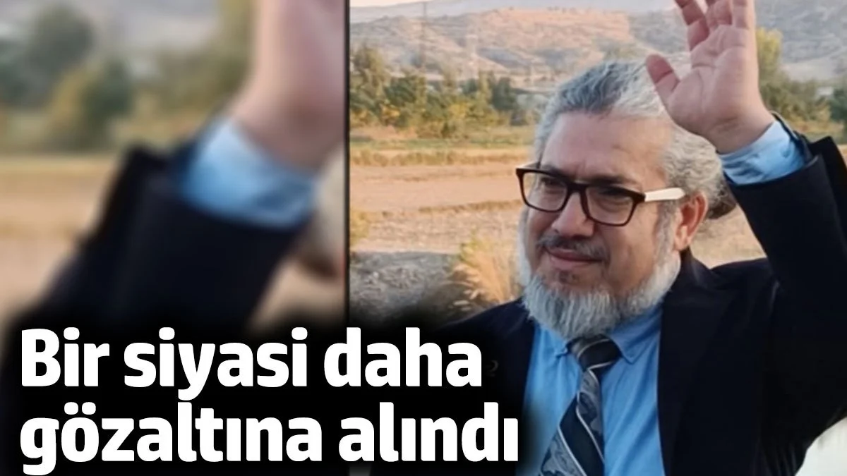 Milli Yol Partisi İl Başkanı Süleyman Özer gözaltına alındı