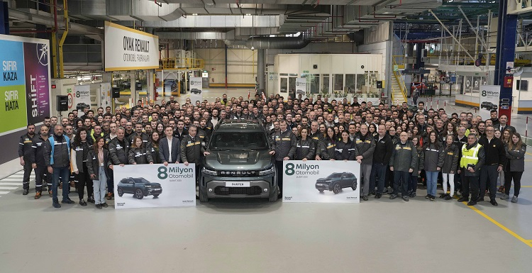 Oyak Renault 8 milyonuncu araç üretimini kutladı