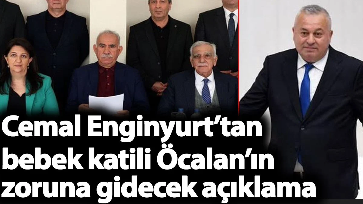 Cemal Enginyurt’tan bebek katili Öcalan’ın zoruna gidecek açıklama