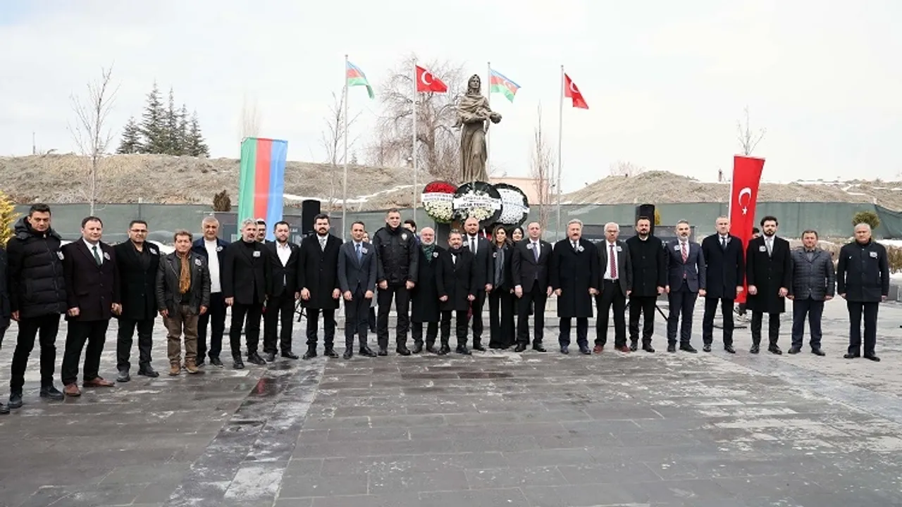 Hocalı şehitlerine Kayseri Talas'ta anma