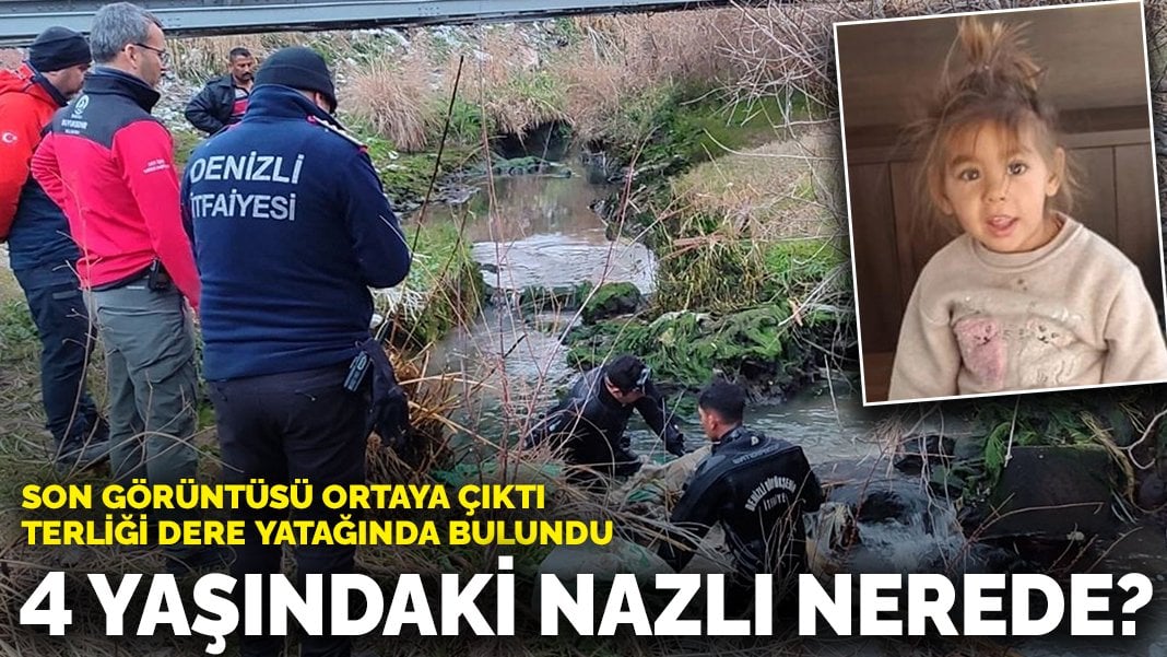 Denizli’de Kayıp 4 Yaşındaki Nazlı’yı Arama Çalışmaları Sürüyor