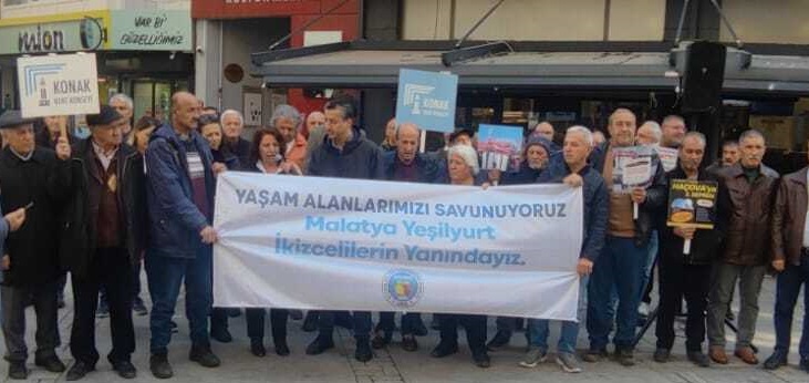 İzmir’de İkizce için protesto... “Verimli tarım arazilerinin seçilmesi akıl tutulması”