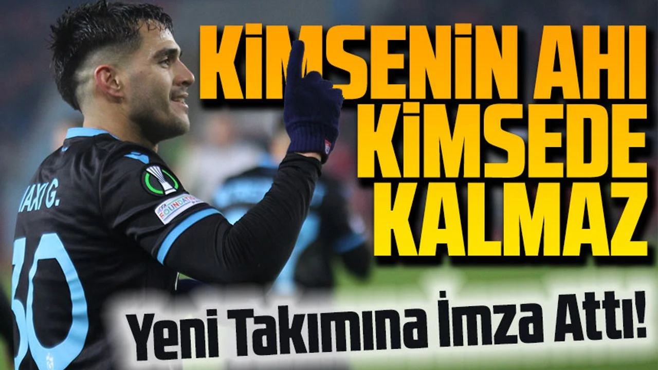 Trabzonspor’un Eski Golcüsü Maxi Gomez Yeni Takımına İmza Attı!