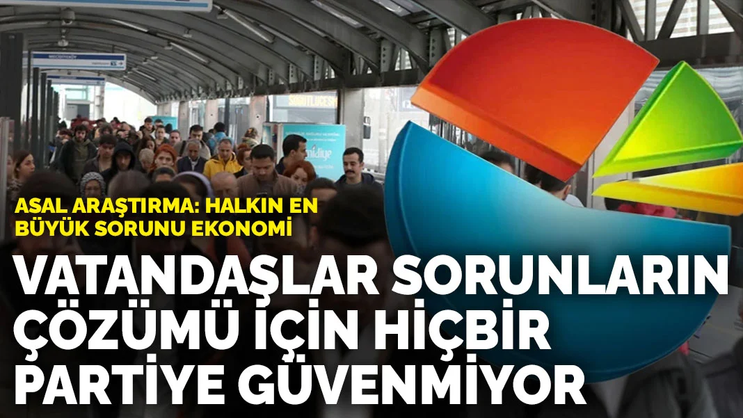 Halkın en büyük sorunu ekonomi: Vatandaşlar sorunların çözümü için hiçbir partiye güvenmiyor