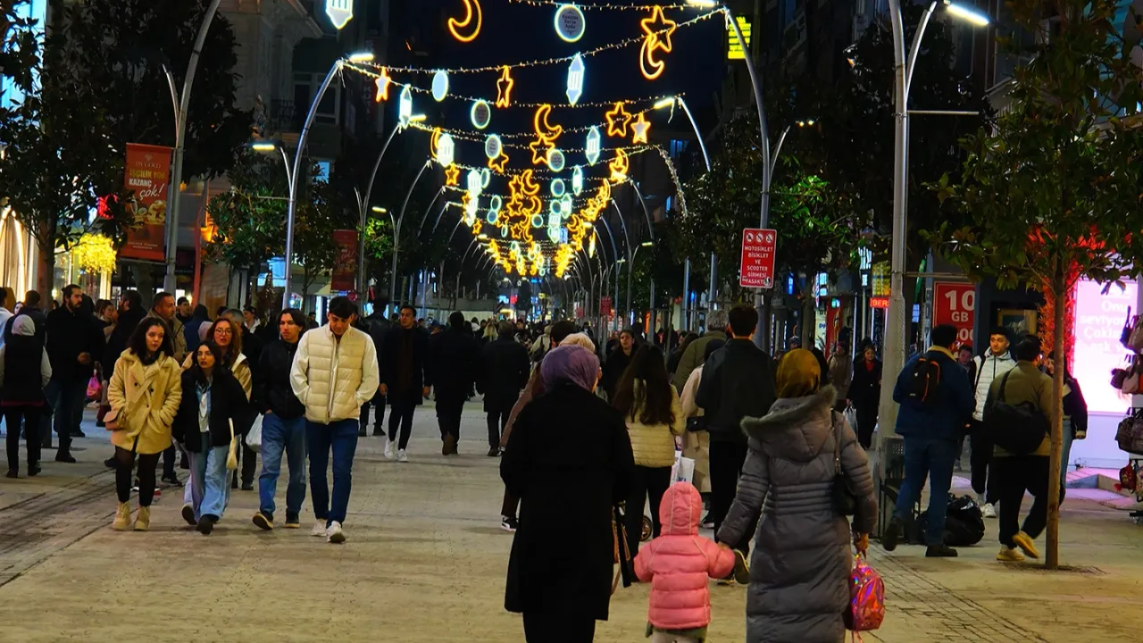 Sakarya'da  Çark Caddesi süslendi