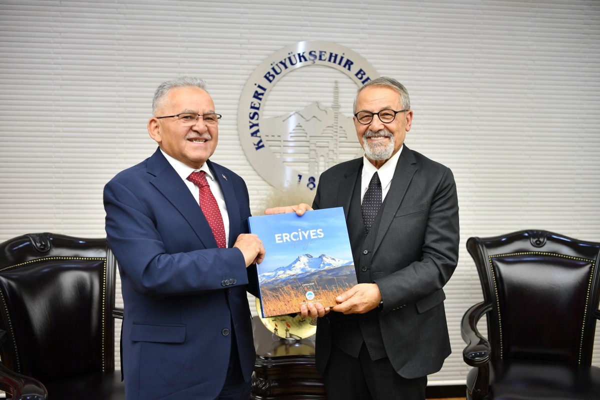 Kayseri Büyükşehir Prof. Dr. Naci Görür'ü ağırladı
