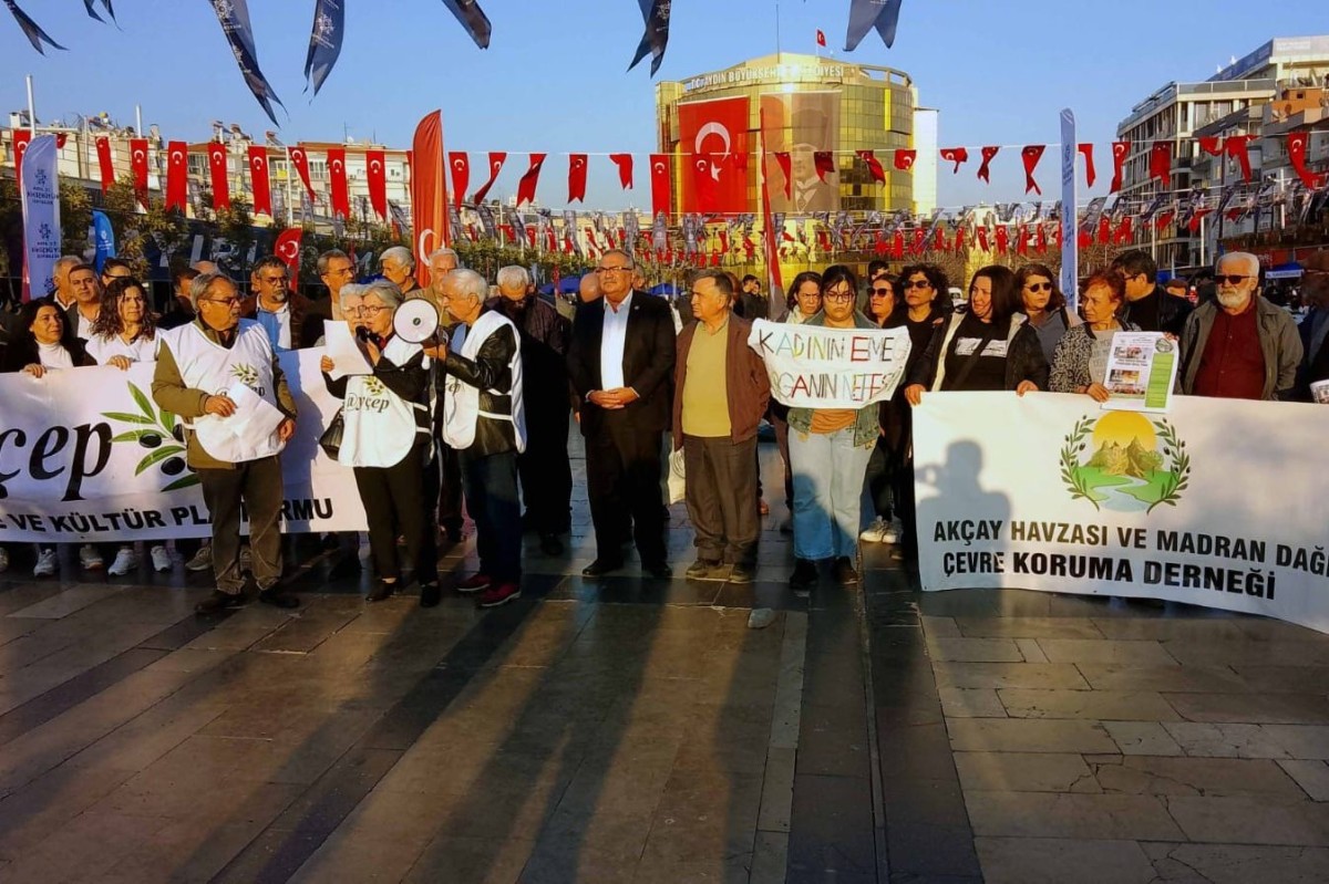 Aydın’da İklim Kanunu’na tepki: Bu kanun doğayı değil, sermayeyi önceliyor