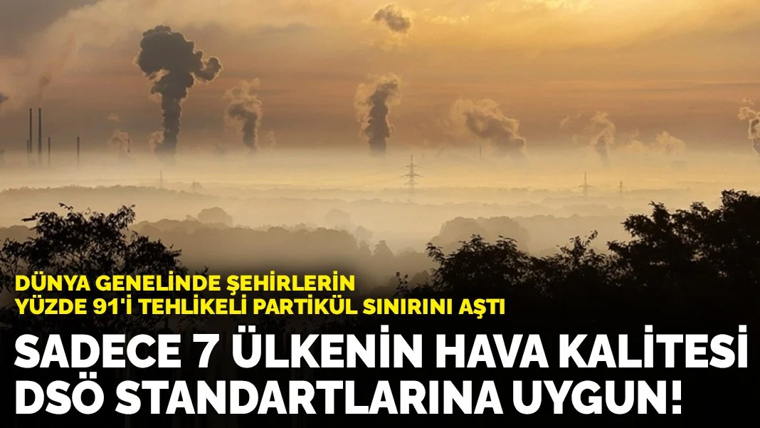 Dünya Hava Kalitesi Raporu: Sadece 7 Ülke DSÖ Standartlarına Uygun!