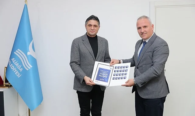 PTT’den İzmir Aliağa’ya özel posta pulu