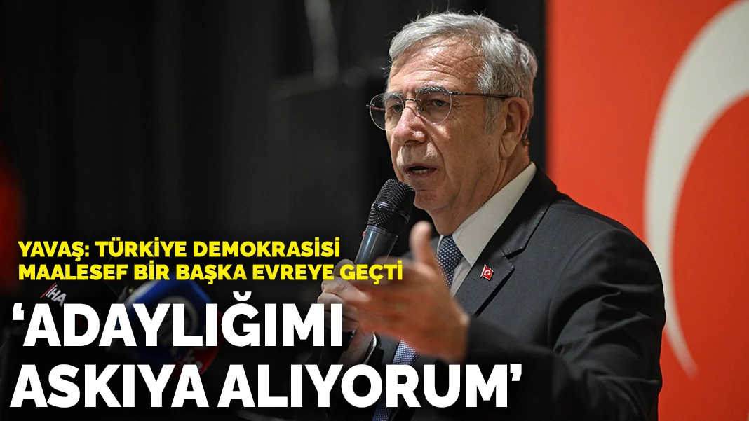 Yavaş'tan diploma kararına tepki: Adaylığımı askıya alıyorum