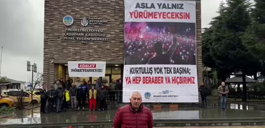 Fındıklı’da Adalet Nöbeti Başladı