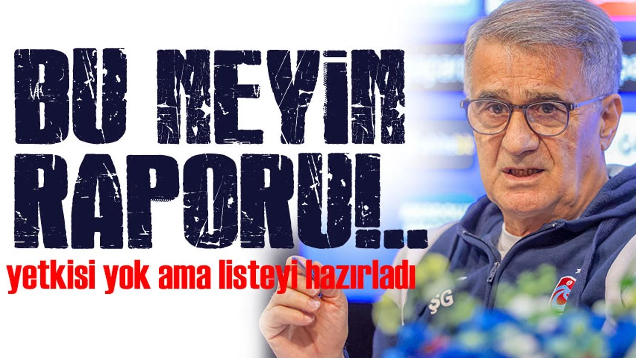 Trabzonspor’da Şenol Güneş Krizi: Yetkisi Yok Ama Transfer Listesi Hazırladı!