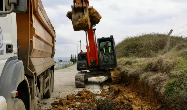 Samsun'da Derecik Mezarlığı çalışmalar başladı