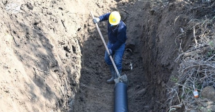 Manisa'da Üçpınar’ın kanalizasyon altyapı sorunu çözülüyor