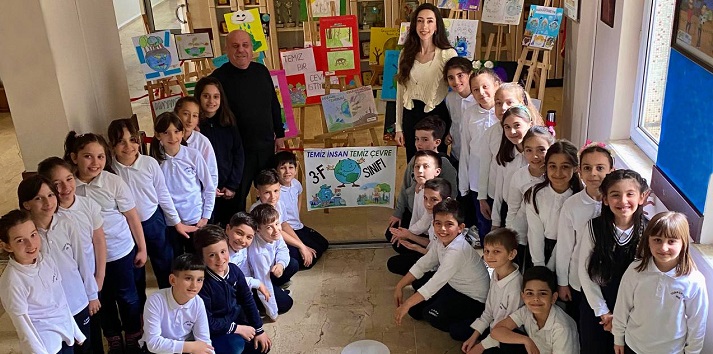 Rize TOBB İlkokulu Öğrencilerinden Çevre Bilinci Sergisi