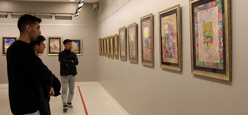 RESSAM ALEV BURHANOĞLU SANKO SANAT GALERİSİ’NDE SERGİ AÇTI