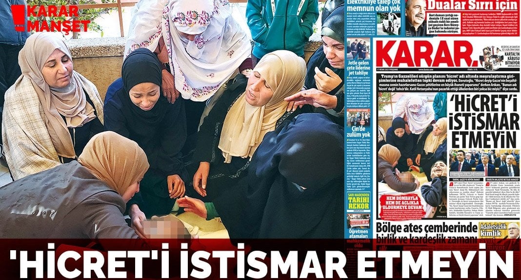 Hicret'i istismar etmeyin
