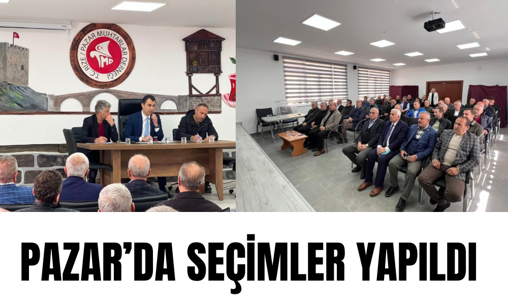 Pazar’da Köylere Hizmet Götürme Birliği Encümen Seçimi Yapıldı