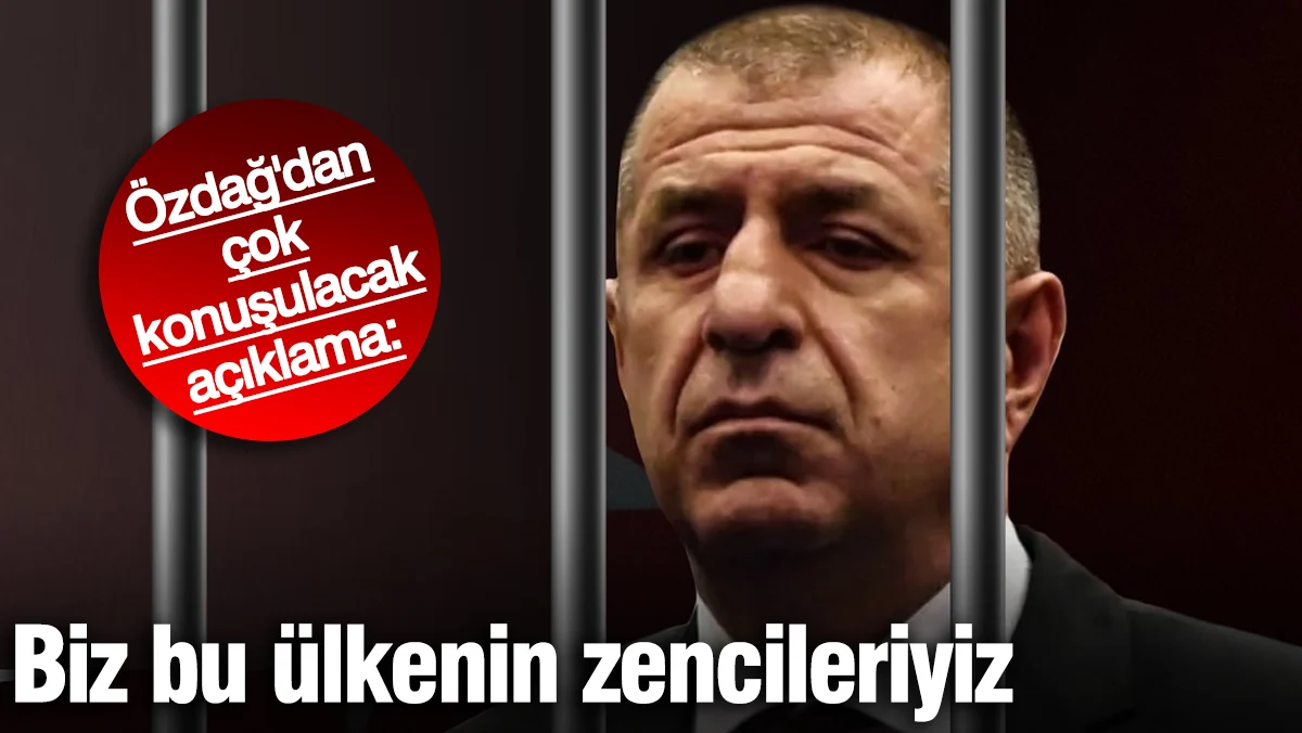 Ümit Özdağ'dan çok konuşulacak açıklama: Biz bu ülkenin zencileriyiz
