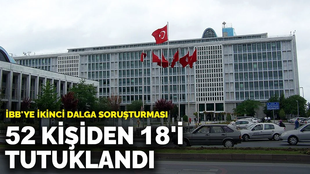 İBB'ye ikinci dalga soruşturması: 52 kişiden 18'i tutuklandı